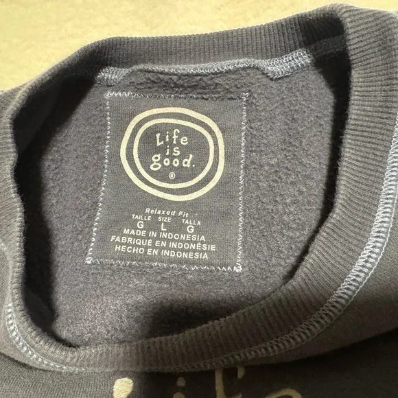 Life is good crew neck - Picture 2 of 4